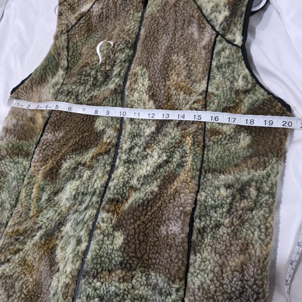 Prois Hunting Apparel Womens Vest Size Large Camo Outdoor Sherpa - Picture 6 of 7